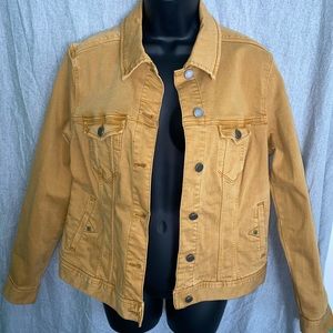 Liverpool Los Angeles gold jean jacket.